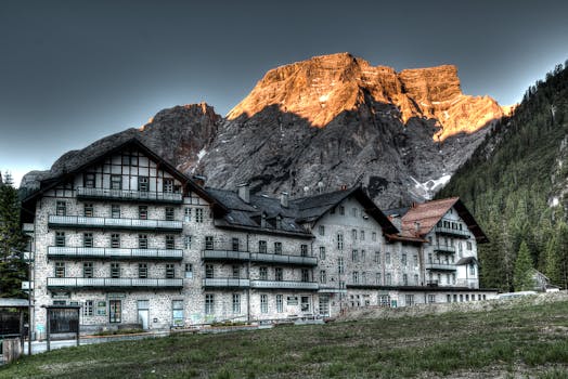 Hide beneath Alpine Sunset at Kulm Hotel St. Moritz