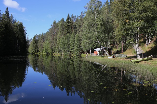 Cedarroute travel in Finland for lake silence and sauna warmth