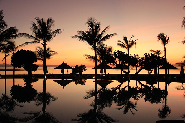 Tropical-Quiet Indonesia Resorts surrounded by lush green breathing room